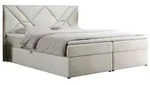 BOXBETT NEOMI 180/200 - Beige Velvet - H4 - Visco