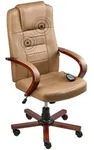 MASSAGESTUHL Hellbraun Diamond
