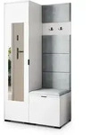 GARDEROBENSCHRANK VIRA 95/181/51 cm Modern Wei&szlig;