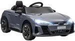 KINDER-ELEKTROAUTO mit Fernbedienung, Hupe, Musik, Scheinwerfer, Gurt, Grau