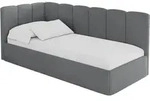 EINZELLBETT Jugendbett mit Bettkasten und Matratze H3/H4, Rechts - DEXY 90x200
