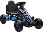 GOKART-TRETAUTO Tretauto mit Handbremse, Automatisches Kupplungssystem, EVA-R&auml;der