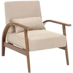 SESSEL Stoff Beige Skara