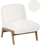 SESSEL Boucl&eacute; Cremewei&szlig; Niva