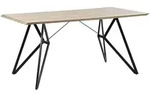 ESSTISCH 160/90/76 cm Hellbraun, Schwarz Rechteckig Buscot