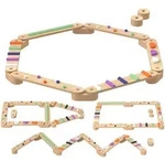 BALANCEBALKEN-KINDERSET aus Holz, 3-8 Jahre, zweiseitig, f&uuml;r Koordination