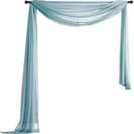QUERBEHANG 1ER SET HxB 140x600 Hellblau