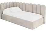 EINZELLBETT Jugendbett mit Bettkasten und Matratze H3/H4, Rechts - ARTY 90x200...