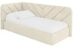 EINZELLBETT Jugendbett mit Bettkasten und Matratze H3/H4, Rechts - FIKY 100x200...