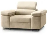 SESSEL CALVO Polstersessel Loungesessel ergonomisch, Creme