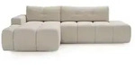 ECKSOFA Montero Boucl&eacute;-Stoff Creme Rechts