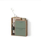 SCHUHKIPPER Ortello Goldkraft Eiche/Gr&uuml;n 80 x 90 cm