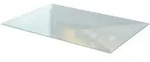 GLASBODENPLATTE f&uuml;r Kaminofen 60x40 cm &ndash; Milchglas Optik