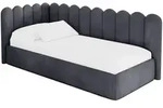 EINZELLBETT Jugendbett mit Bettkasten und Matratze H3/H4, Rechts - ARTY 100x200