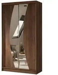 SCHWEBET&Uuml;RENSCHRANK VOCE 120/216/61 cm Modern Kleiderschrank 2-t&uuml;rig mit...