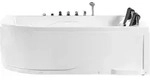WHIRLPOOL-BADEWANNE mit LED 120x180x70 cm wei&szlig; Calama