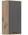 H&auml;ngeschrank Mason ca. 37x77x24 cm Eiche/Grau