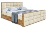 BOXBETT mit Matratze H4 und Lattenrost - LOLLI2-Z - 160x200 - Beige Monolith
