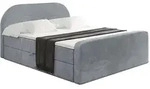 BOXBETT mit Matratze H4 und Lattenrost - NOX-Z - 140x200 - Grau Casablanca