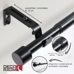 GARDINENSTANGE ausziehbar 70-120cm 1-Lauf Flexa