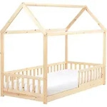 KINDERBETT 90x200 cm Heller Holzfarbton Cossaye