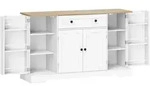 SIDEBOARD Spanplatte MDF Wei&szlig;