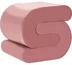 POUF Samtstoff Rosa Arcadia