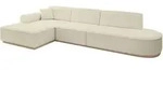 ECKSOFA Ottomane Links IREA-L2 - 327x165x80 cm Beige