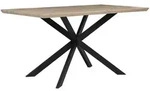 ESSTISCH 140/80/75 cm Hellbraun, Schwarz Rechteckig Spectra
