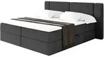 BOXBETT mit Matratze H4 - EVON - 160x200 cm Schwarz