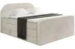 BOXSPRINGBETT mit Matratze und Lattenrost - NOX-Z KING-200x200 - Beige...