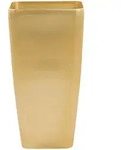 BLUMENTOPF gold rechteckig 40/40/76 cm Modi