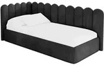 EINZELLBETT Jugendbett mit Bettkasten und Matratze H3/H4, Rechts - ARTY 100x200
