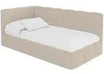 EINZELBETT Jugendbett mit Bettkasten Rechts, mit Matratze - LIVY 90x200...