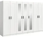 Dreht&uuml;renschrank Visby Wei&szlig;