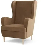 SESSEL VOGERA, Ohrensessel Polstersessel, Beige