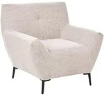 SESSEL Stoff Beige Lakene