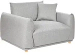 SESSEL Stoff Hellgrau Jubek