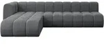 ECKSOFA modulares Sofa Darnel-L2 - 296x177x70 cm Dunkelgrau