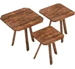 BEISTELLTISCH-SET 3 TLG. Masku