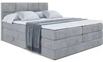 BOXSPRINGBETT ARDENI KING - 140x200 - H3/H4 - Grau