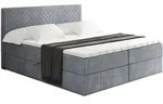 BOXBETT mit Matratze H4 und Lattenrost - VEXA - 140x200 - Grau Casablanca