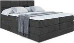 BOXSPRINGBETT ARDENI KING - 160x200 - H3/H4 - Schwarz