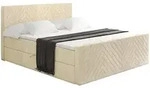 BOXBETT mit Matratze H4 und Lattenrost - VEXA-Z - 200x200 - Beige Monolith