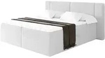 BOXBETT mit Matratze H3 - EVON - 180x200 cm Wei&szlig;