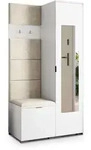 GARDEROBENSCHRANK VIRA 95/181/51 cm Modern Wei&szlig;