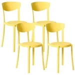 GARTENSTUHL 4er-Set Gelb Vieste