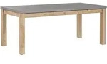 GARTENTISCH Beton/Akazienholz 180/90 cm Ostuni