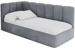 EINZELLBETT Jugendbett mit Bettkasten und Matratze H3/H4, Rechts - DEXY 80x200...