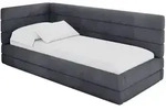 EINZELLBETT Jugendbett mit Bettkasten und Matratze H3/H4, Rechts - BEMY 90x200